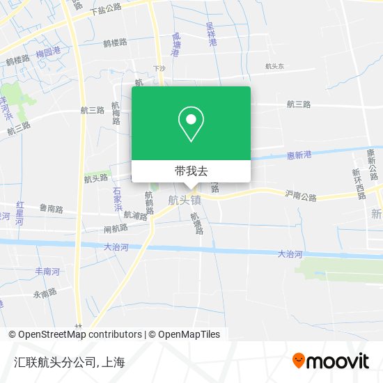 汇联航头分公司地图