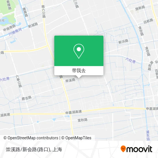 崇溪路/新会路(路口)地图
