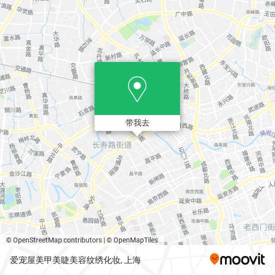 爱宠屋美甲美睫美容纹绣化妆地图