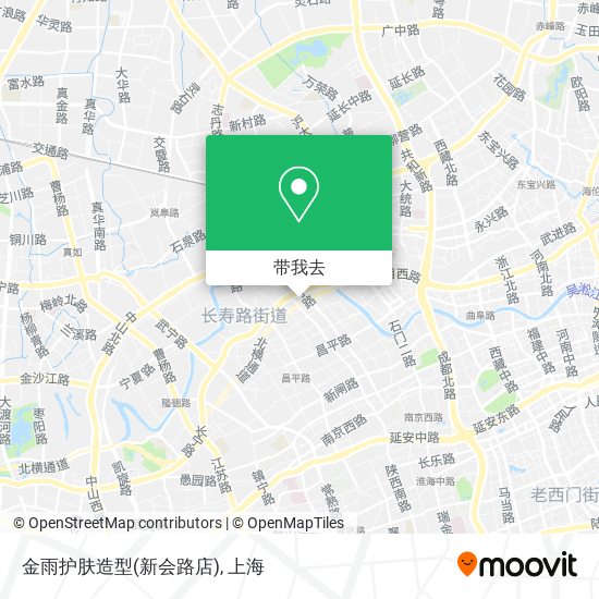 金雨护肤造型(新会路店)地图