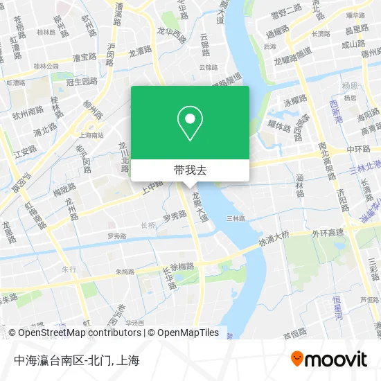 中海瀛台南区-北门地图