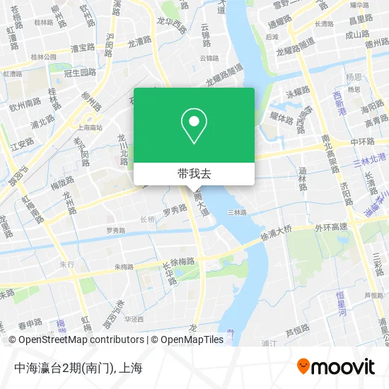 中海瀛台2期(南门)地图
