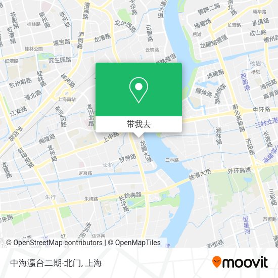 中海瀛台二期-北门地图