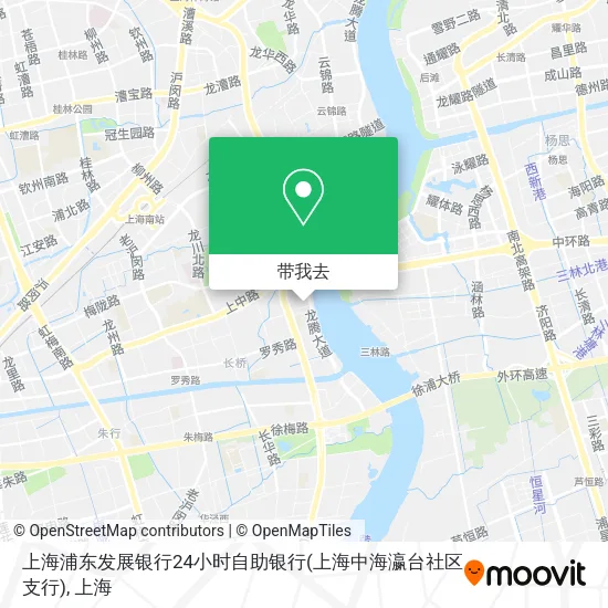上海浦东发展银行24小时自助银行(上海中海瀛台社区支行)地图
