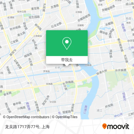 龙吴路1717弄77号地图