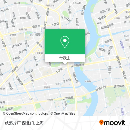 威盛片厂-西北门地图