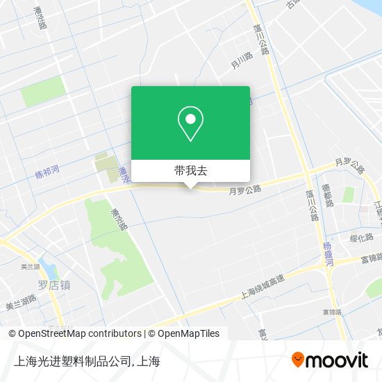 上海光进塑料制品公司地图