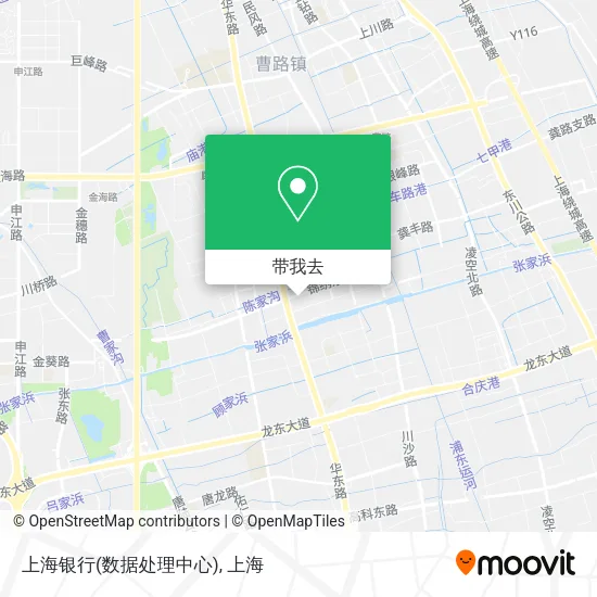 上海银行(数据处理中心)地图
