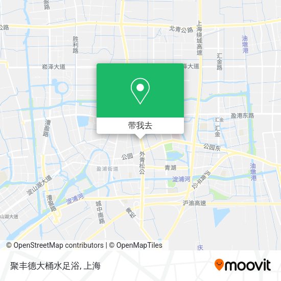 聚丰德大桶水足浴地图