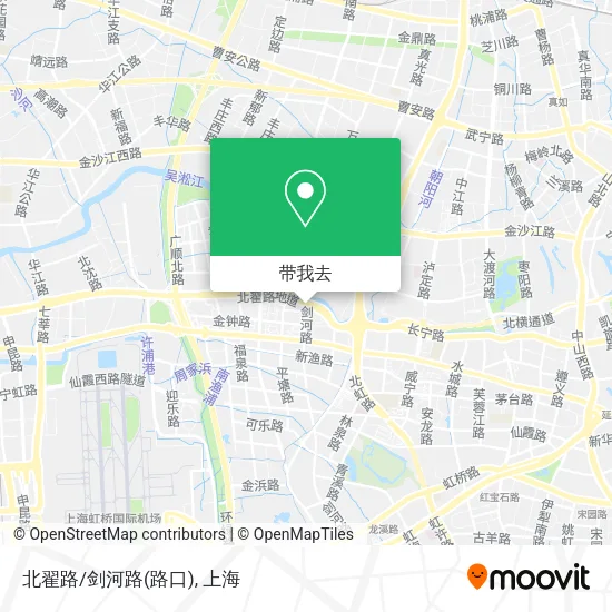北翟路/剑河路(路口)地图