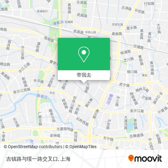 吉镇路与绥一路交叉口地图