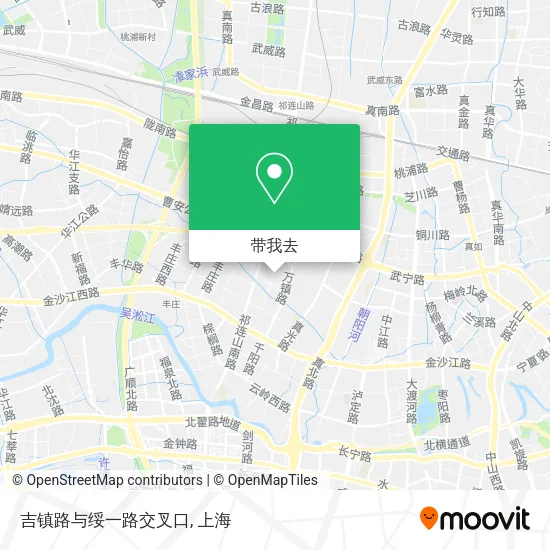 吉镇路与绥一路交叉口地图
