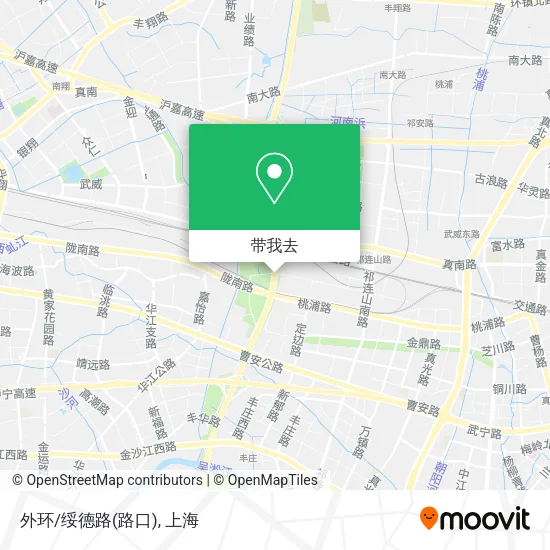 外环/绥德路(路口)地图