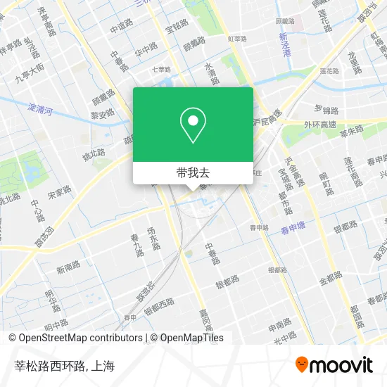 莘松路西环路地图