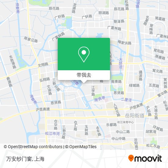 万安纱门窗地图