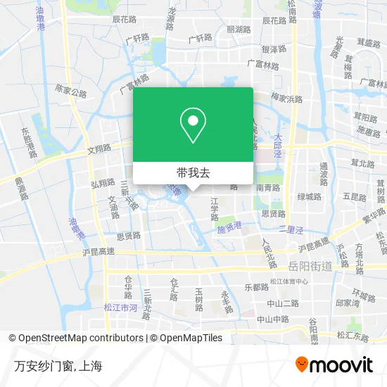 万安纱门窗地图