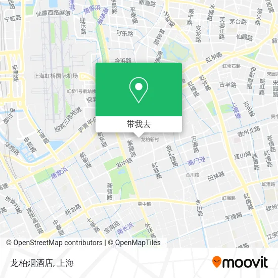 龙柏烟酒店地图