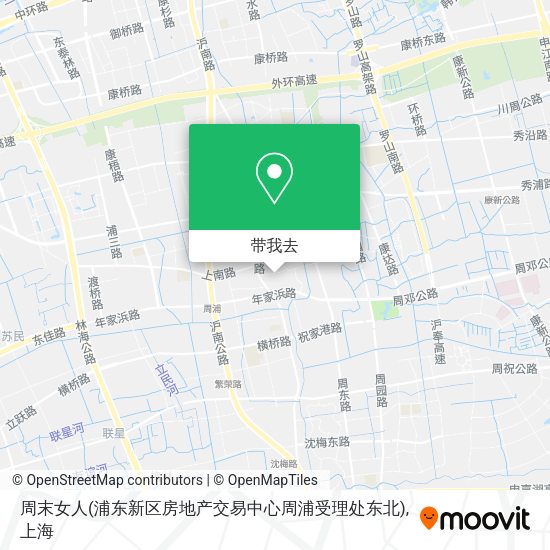 周末女人(浦东新区房地产交易中心周浦受理处东北)地图