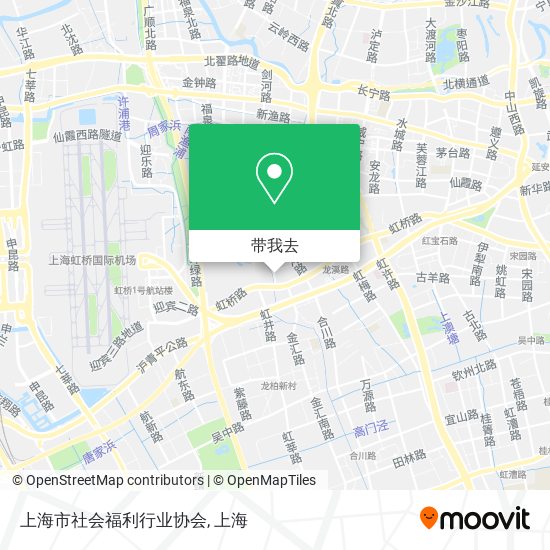 上海市社会福利行业协会地图
