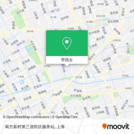 南方新村第三居民区服务站地图