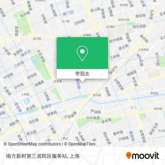 南方新村第三居民区服务站地图
