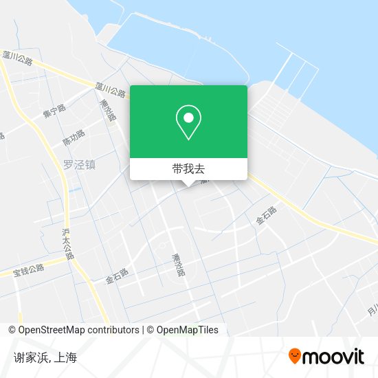 谢家浜地图
