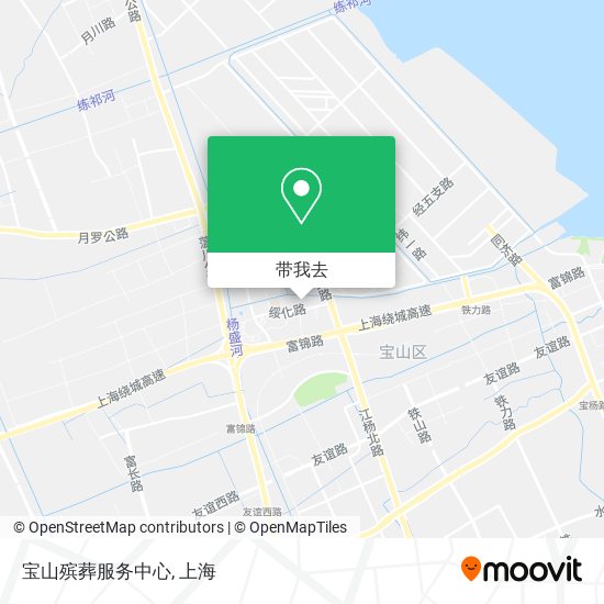 宝山殡葬服务中心地图