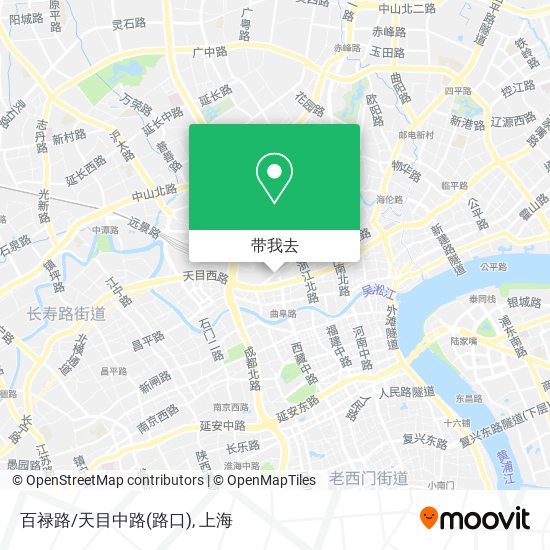 百禄路/天目中路(路口)地图