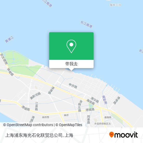 上海浦东海光石化联贸总公司地图