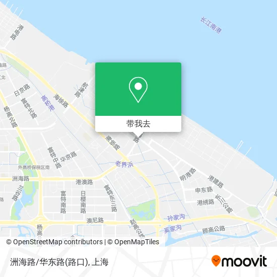 洲海路/华东路(路口)地图