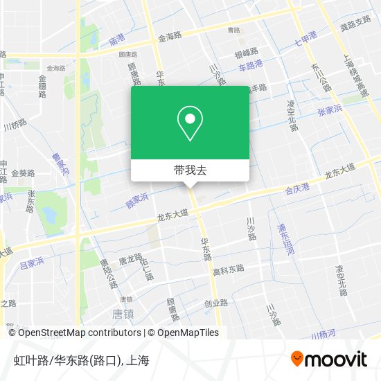 虹叶路/华东路(路口)地图