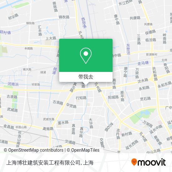 上海博壮建筑安装工程有限公司地图