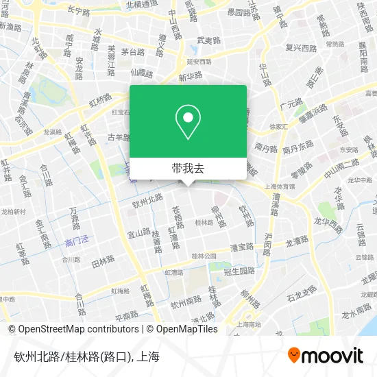 钦州北路/桂林路(路口)地图