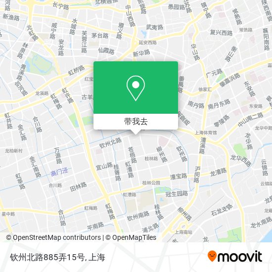 钦州北路885弄15号地图