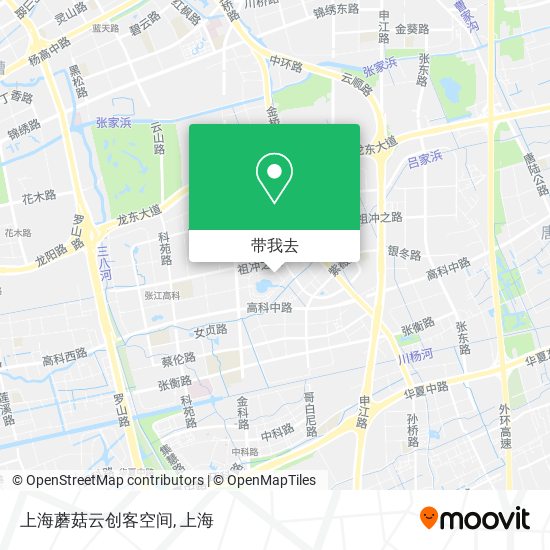 上海蘑菇云创客空间地图