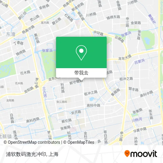 浦软数码激光冲印地图