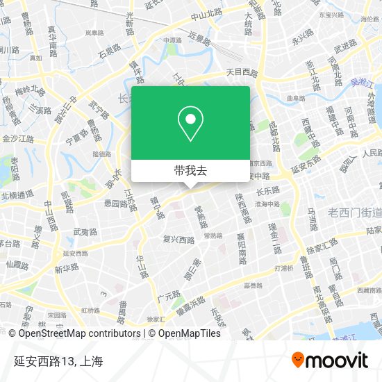 延安西路13地图