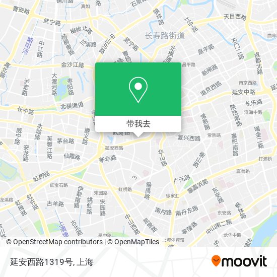 延安西路1319号地图