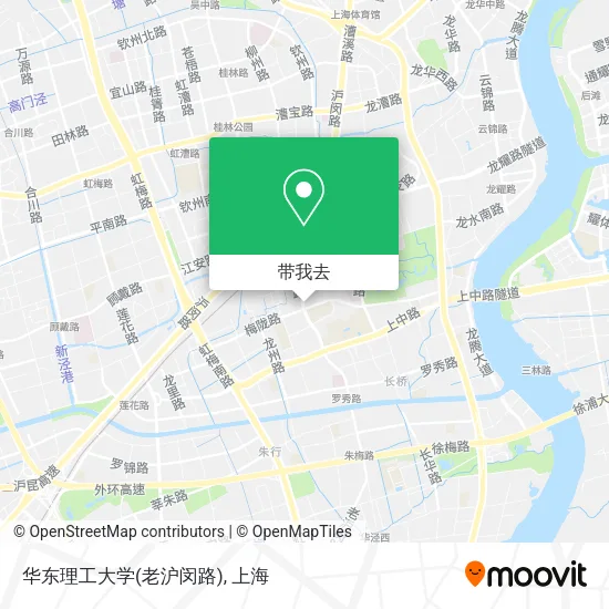 华东理工大学(老沪闵路)地图
