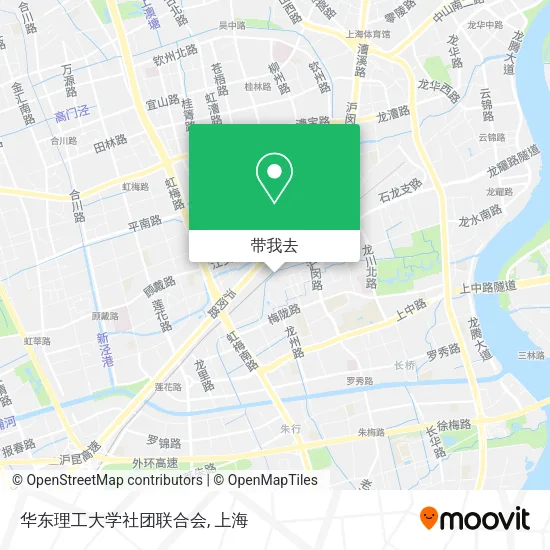 华东理工大学社团联合会地图