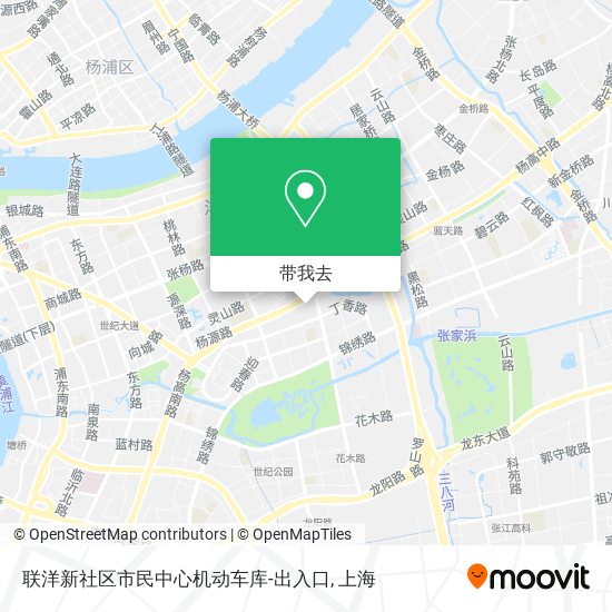 联洋新社区市民中心机动车库-出入口地图