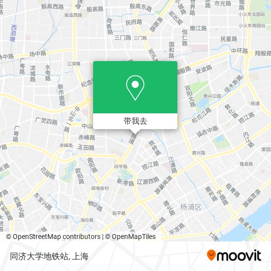 同济大学地铁站地图