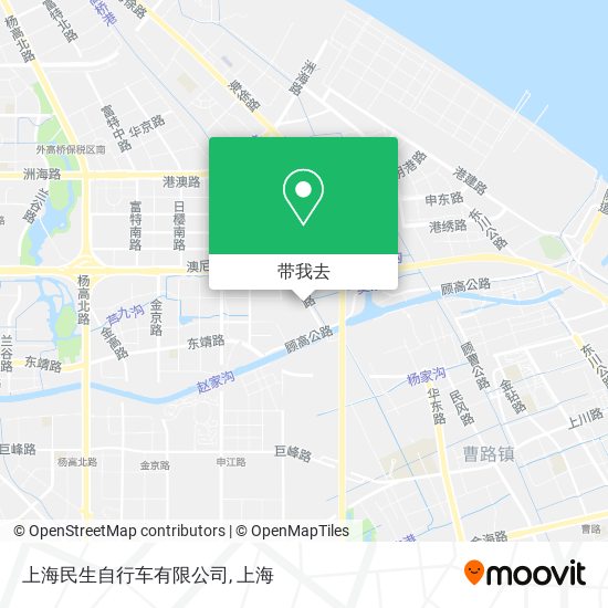 上海民生自行车有限公司地图