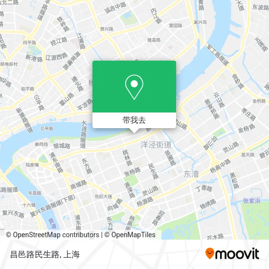昌邑路民生路地图