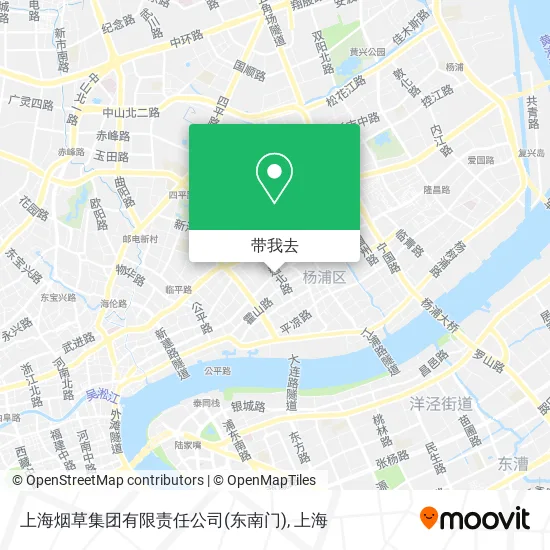 上海烟草集团有限责任公司(东南门)地图