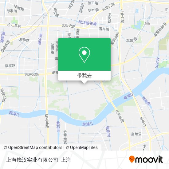 上海锋汉实业有限公司地图