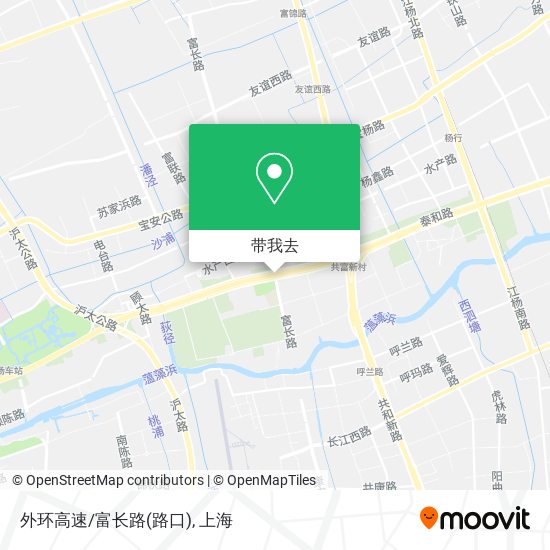 外环高速/富长路(路口)地图