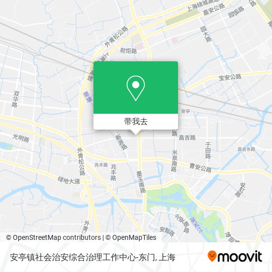 安亭镇社会治安综合治理工作中心-东门地图