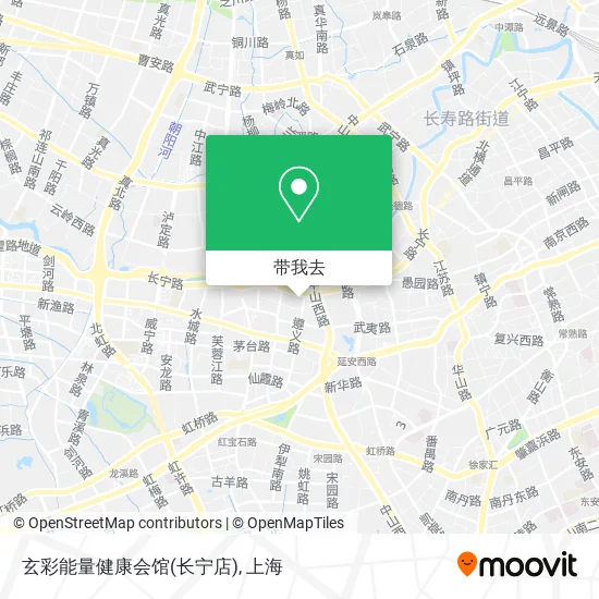 玄彩能量健康会馆(长宁店)地图