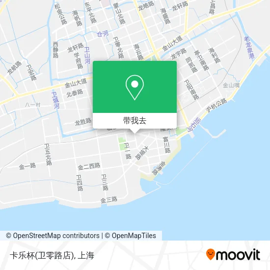 卡乐杯(卫零路店)地图